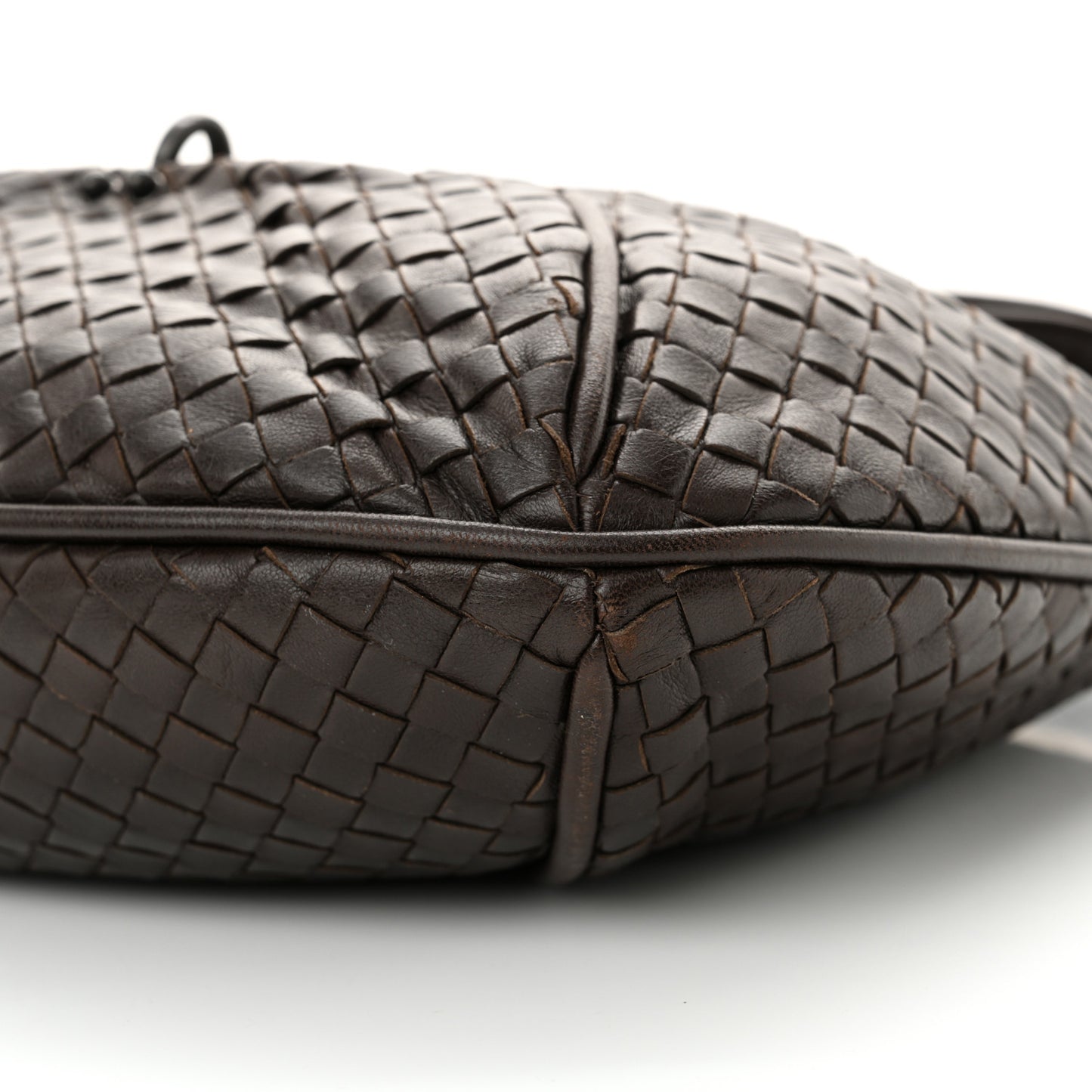 VENETA Nappa Intrecciato Hobo Ebano