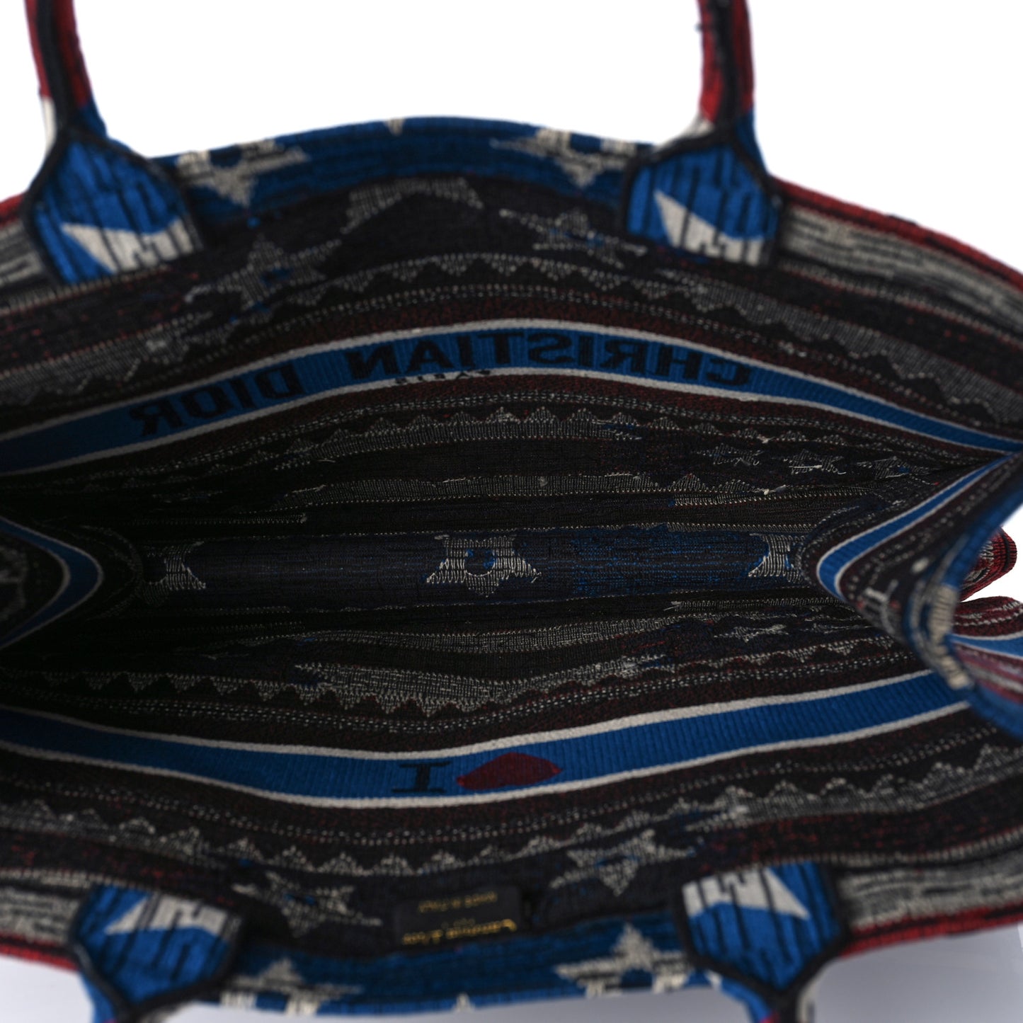 Canvas Embroidered Exclusive US Book Tote Multicolor