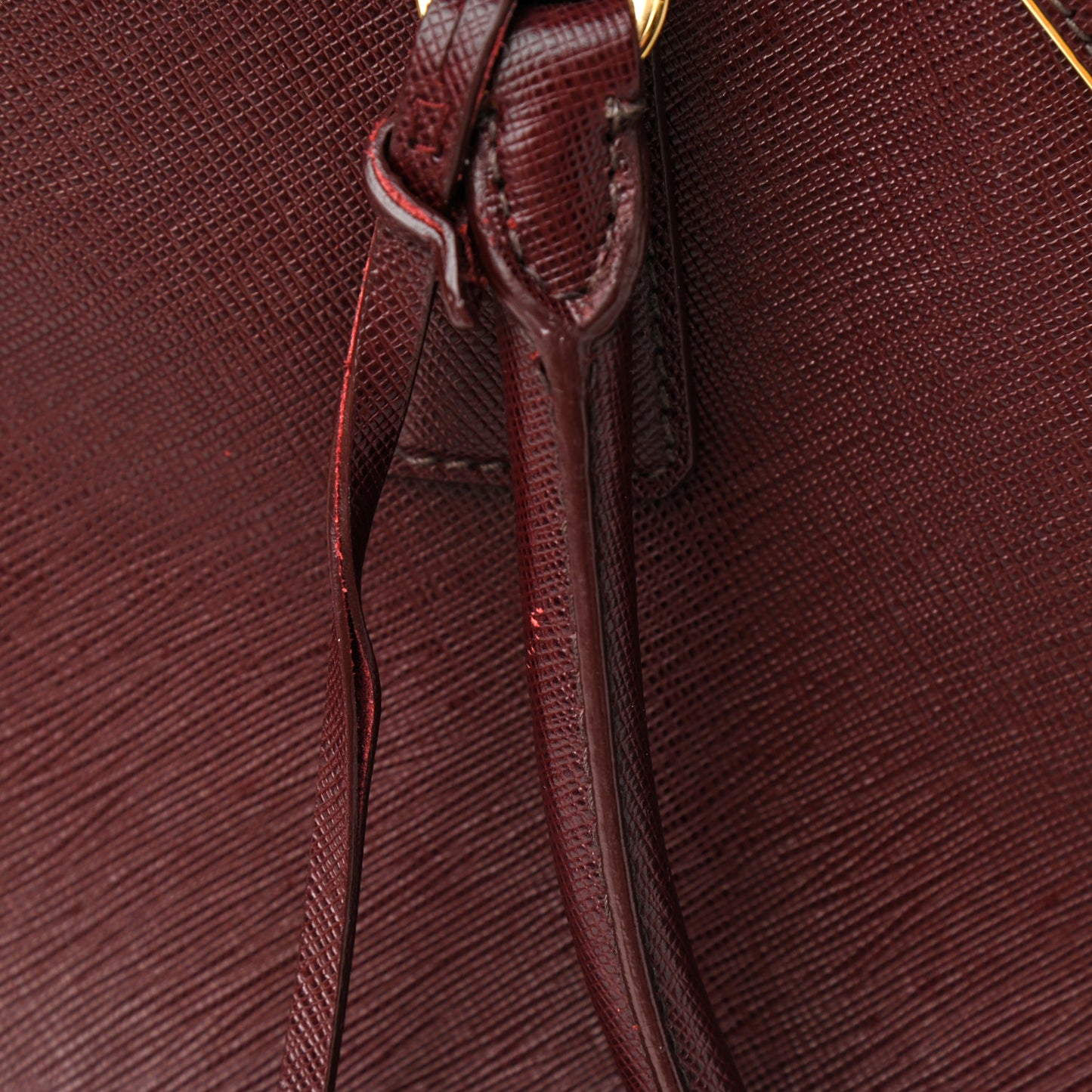 Saffiano Small Galleria Double Zip Tote Granato