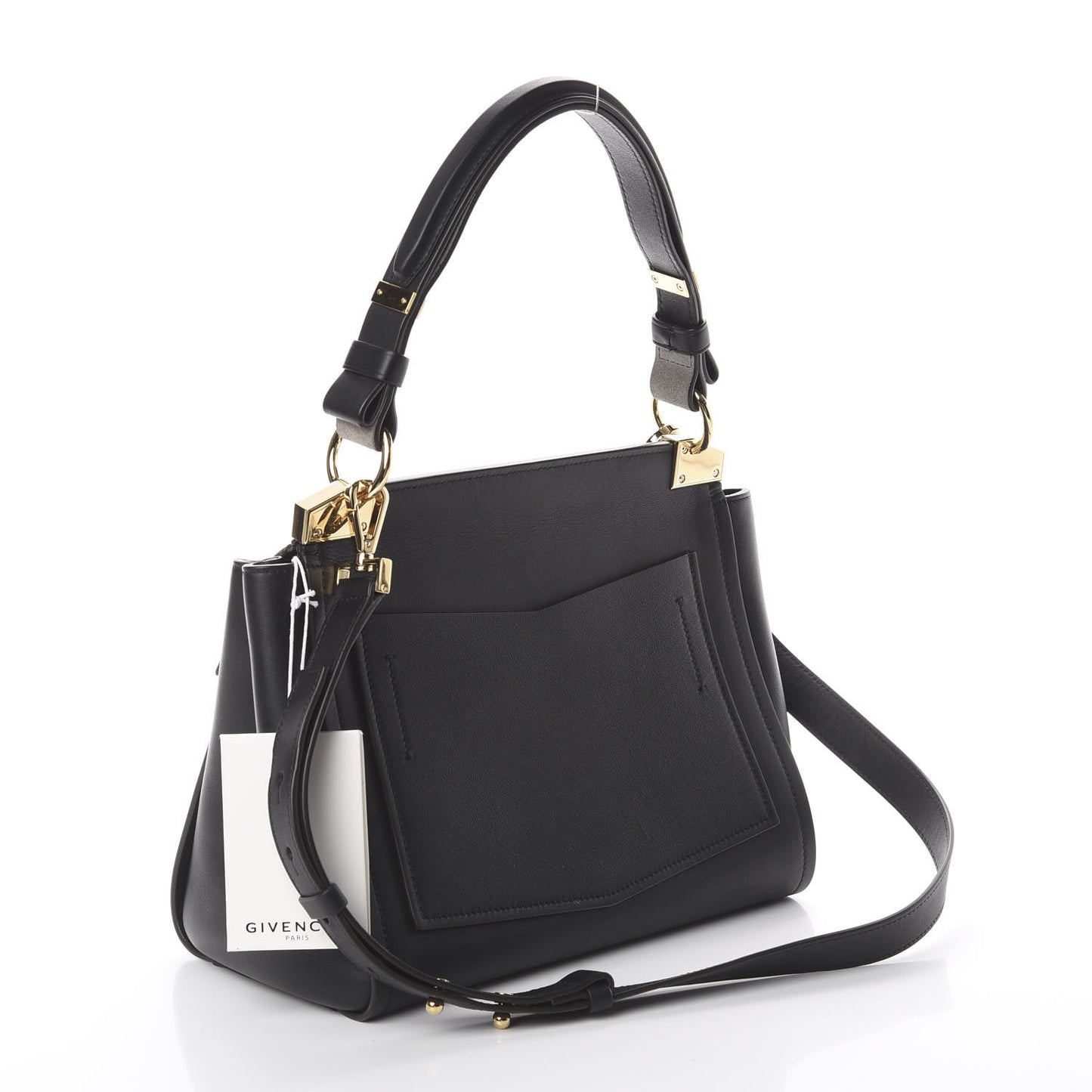 Calfskin Small Mystic Shoulder Bag Black