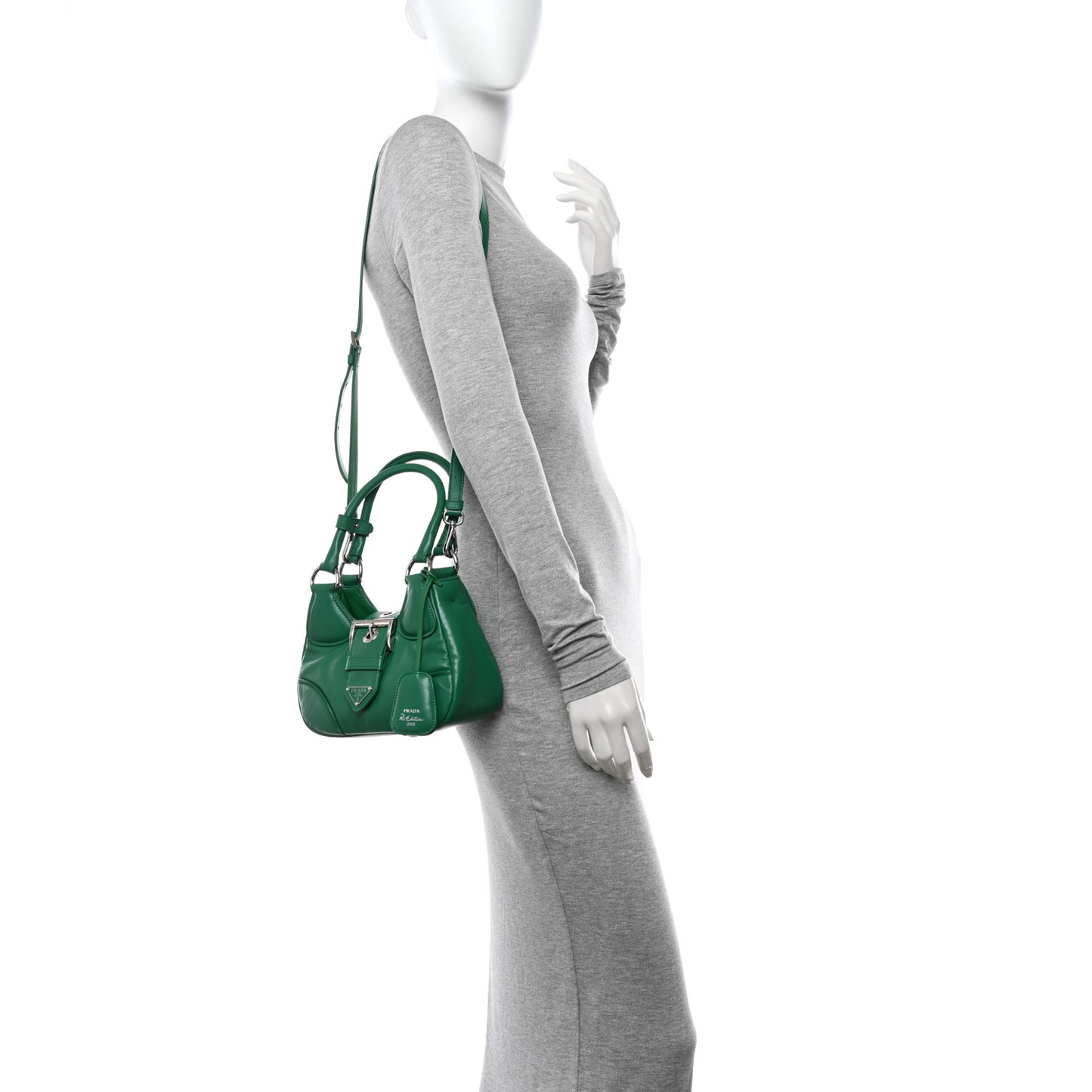 Nappa Soft Padded Re-Edition 2002 Moon Bag Mango