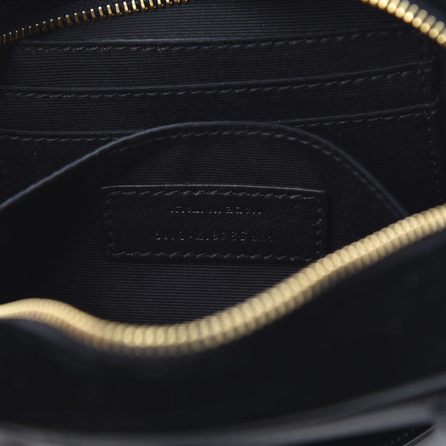 Velour Matelasse Monogram Lou Belt Bag Black