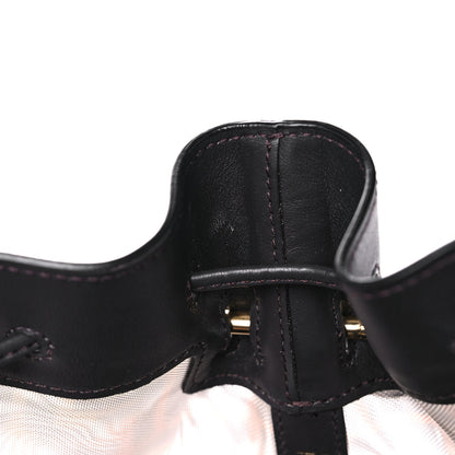 Fendi Mesh Vitello Grace F is Fendi FF 1974 Grande Mon Tresor Bucket Bag Marrone Black Ebano 15 of 15