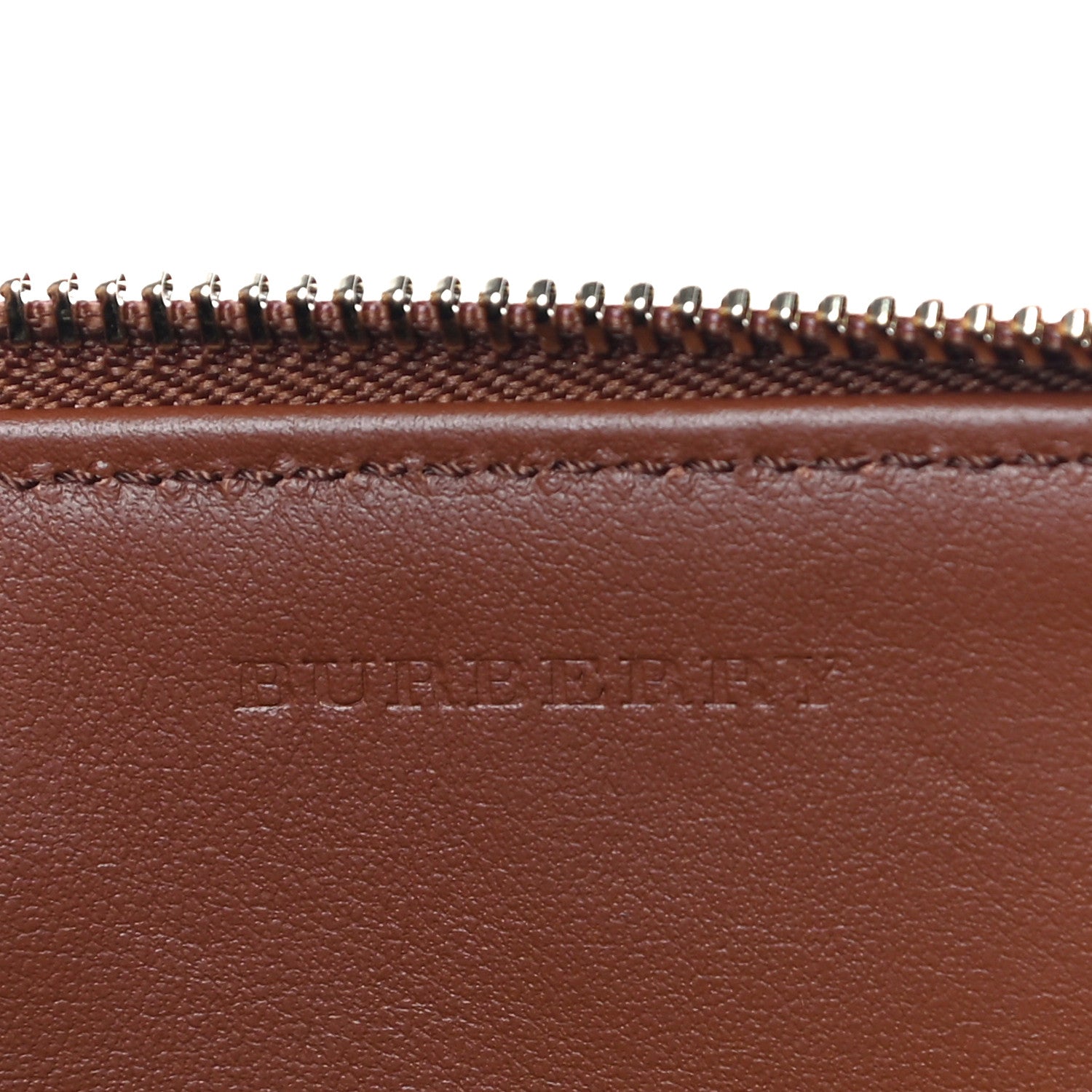 Burberry Haymarket Check Peyton Crossbody Clutch Bag Toffee 6 of 10