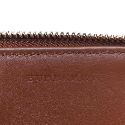 Burberry Haymarket Check Peyton Crossbody Clutch Bag Toffee 6 of 10