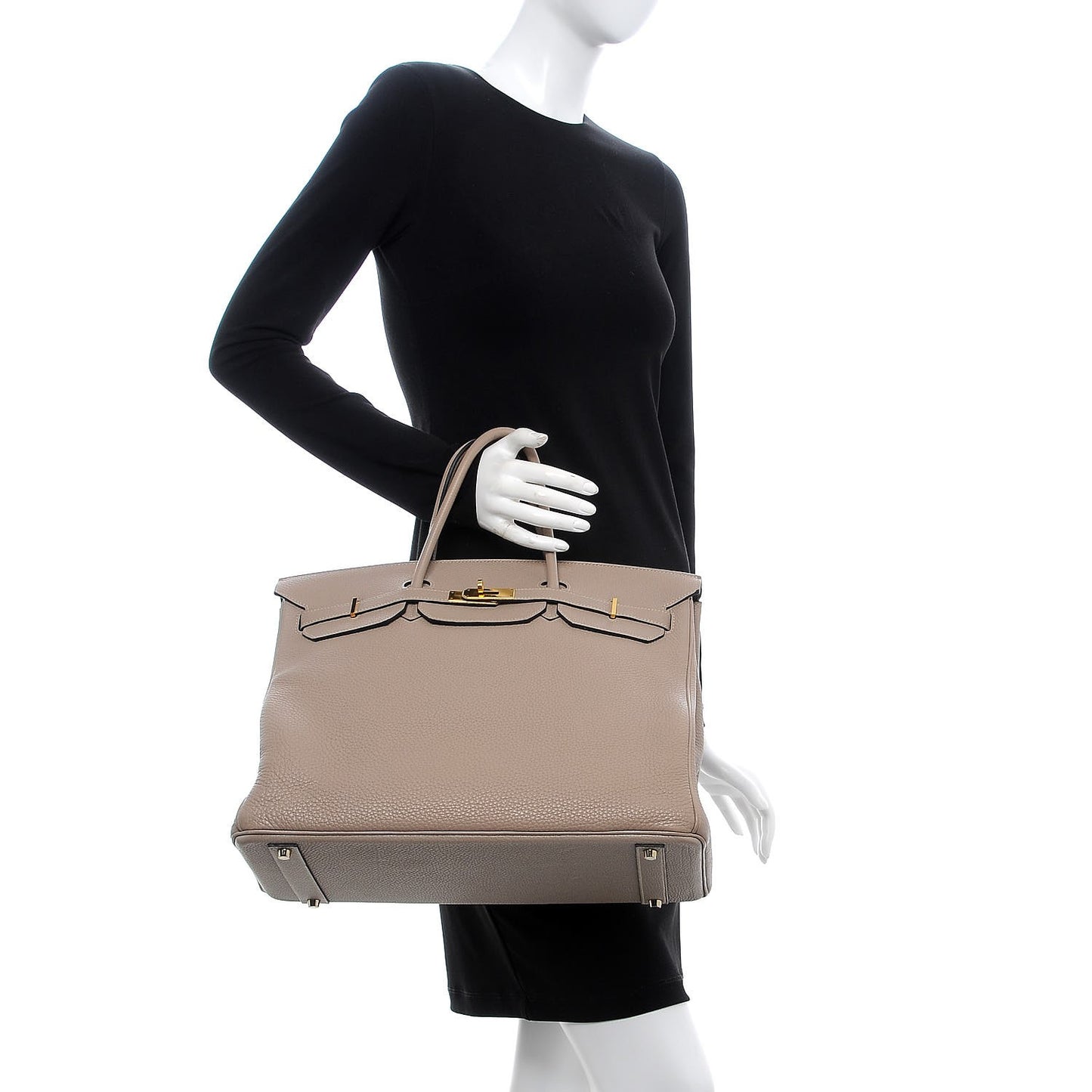 Togo Birkin 40 Gris Tourterelle