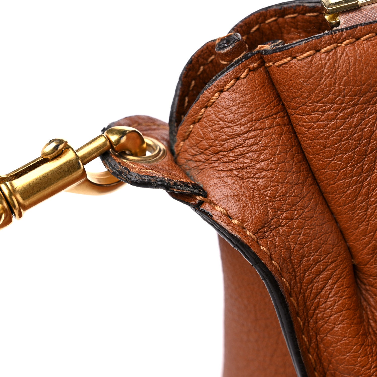 Chloe Calfskin Medium Marcie Satchel Tan 13 of 15