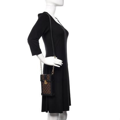 Louis Vuitton Monogram Pochette Trunk Verticale Black 2 of 9