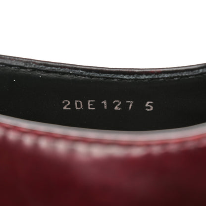 Prada Spazzolato Metal Triangle Logo Mens 35mm Loafers 5 Porpora Fume 8 of 13