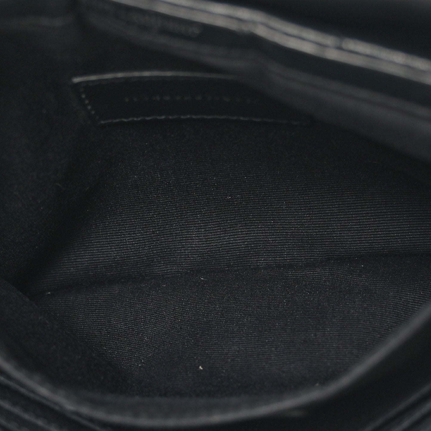 Calfskin Y Quilted Monogram Loulou Flap Bag Black