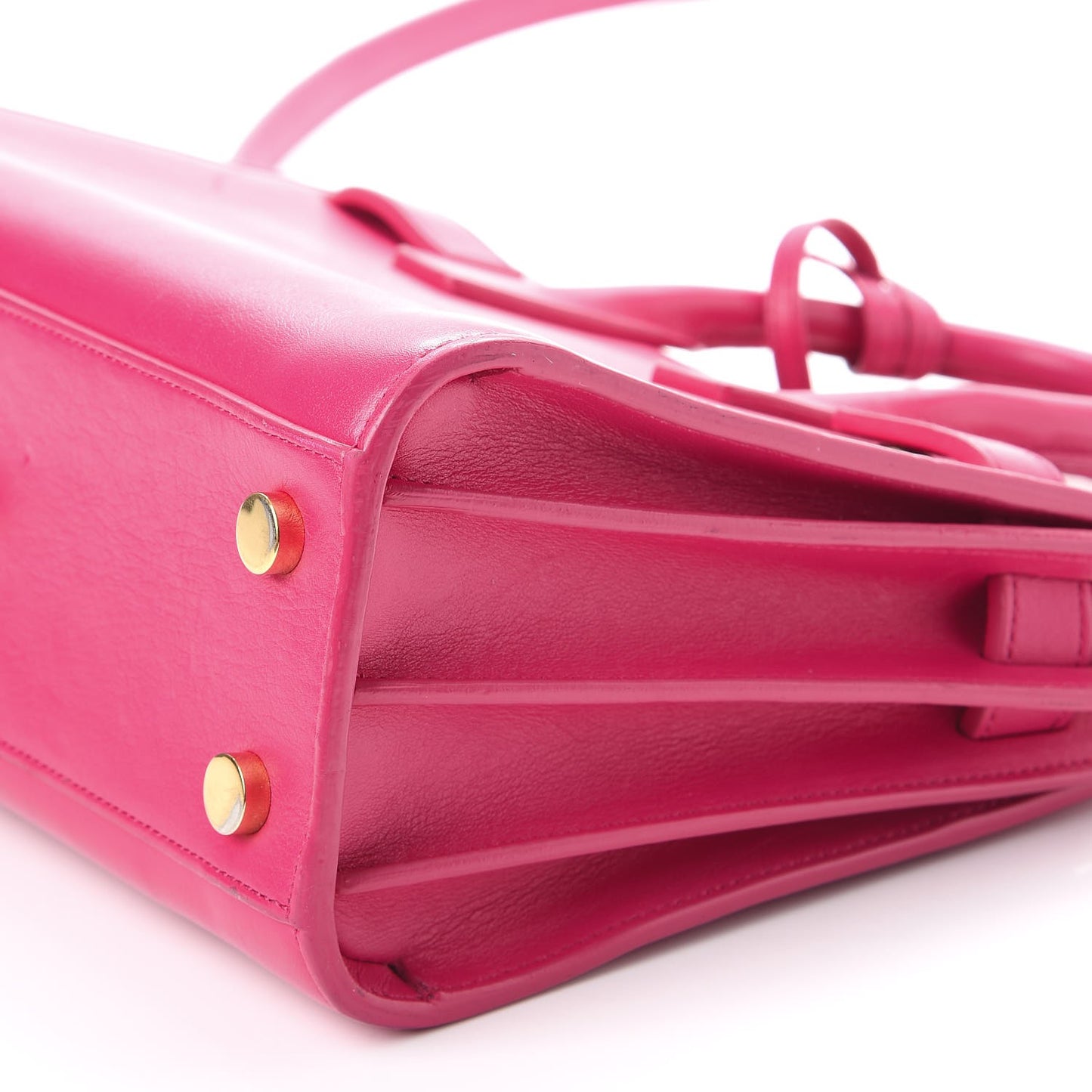 Calfskin Nano Sac De Jour Lipstick Fuchsia