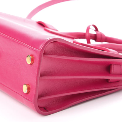 Saint Laurent Calfskin Nano Sac De Jour Lipstick Fuchsia 12 of 12