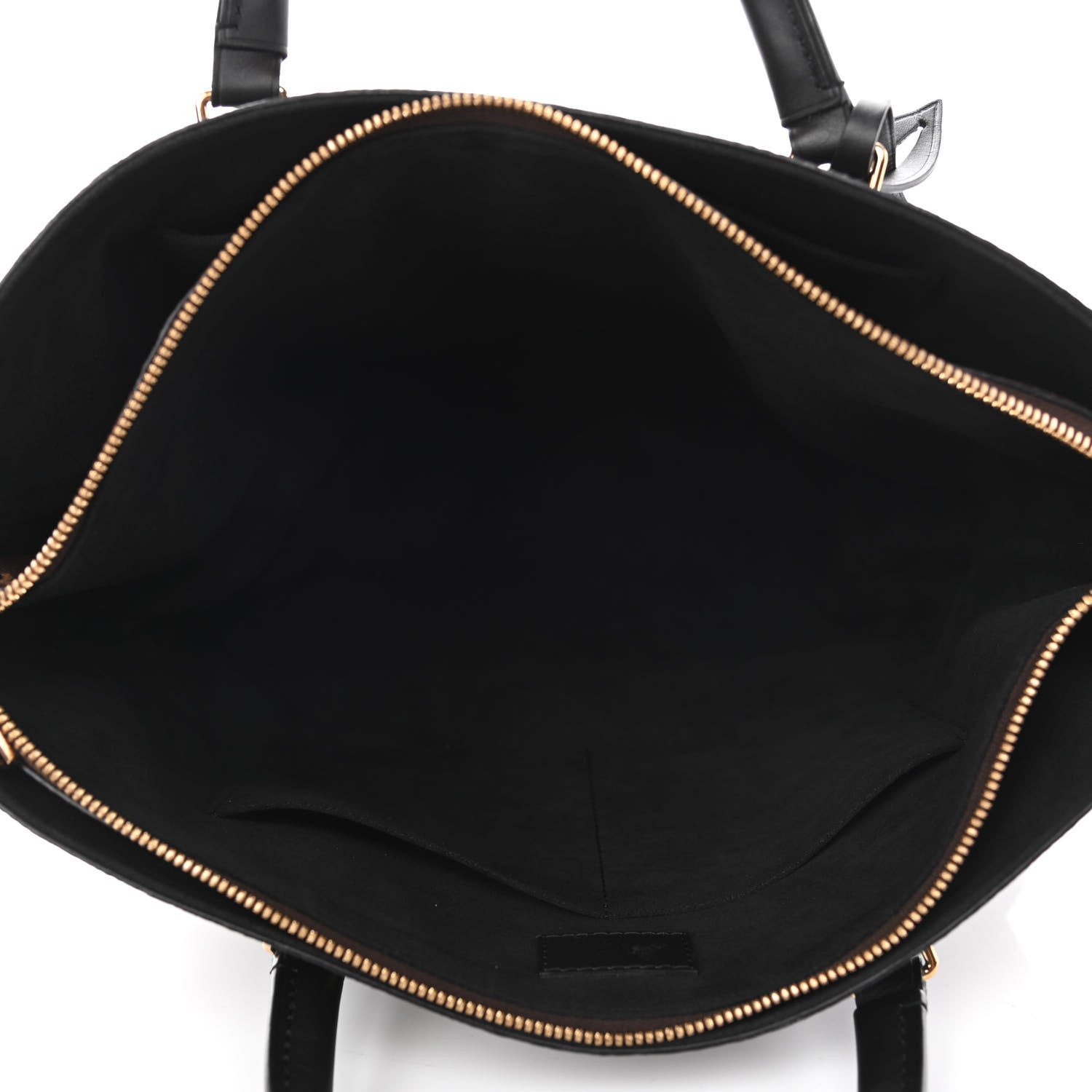 Louis Vuitton Monogram Flower Zipped Tote MM Black 5 of 10