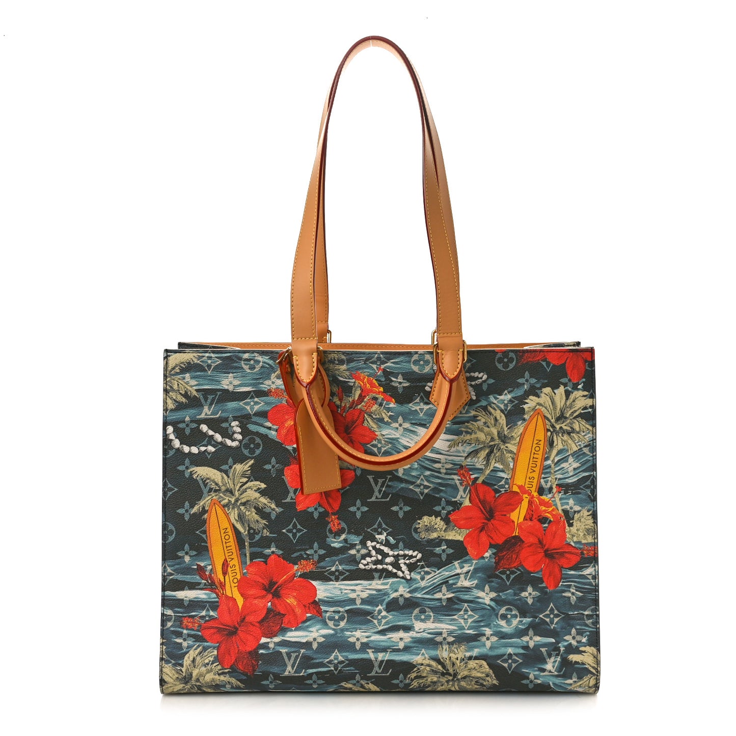 Monogram Surfin' Sac Plat 24H Navy Blue