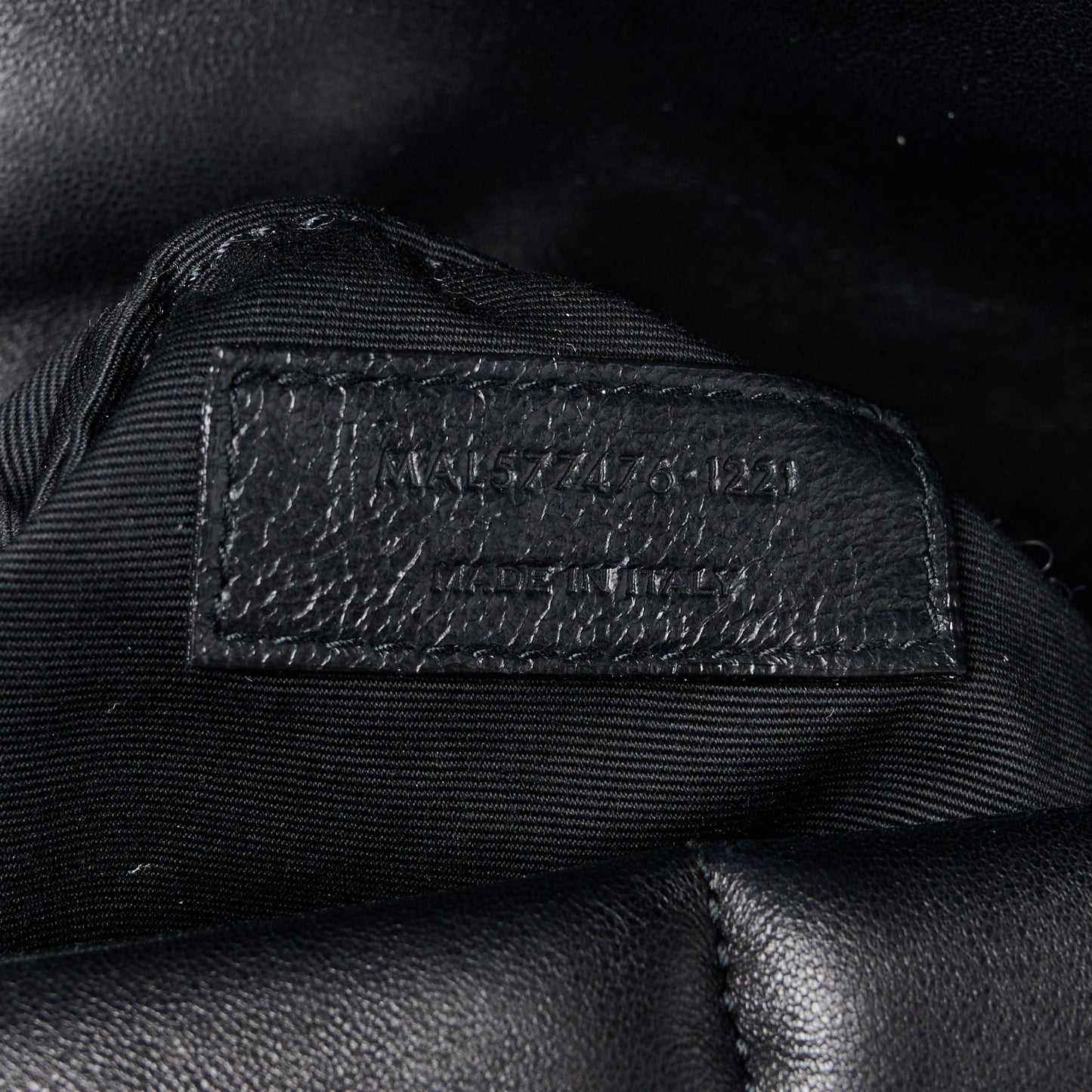Lambskin Quilted Small Loulou Puffer Monogram Chain Satchel Black