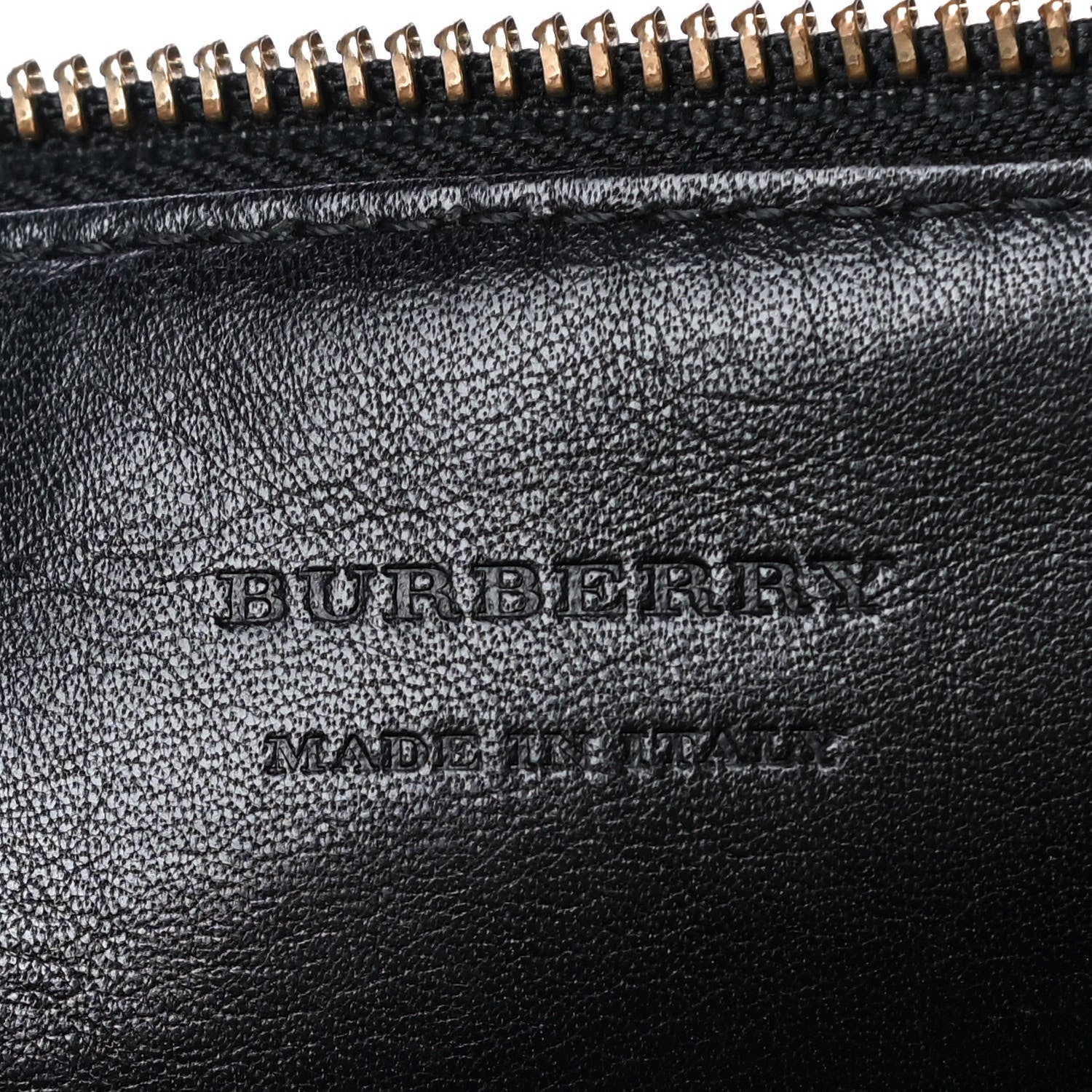 Burberry Nylon Calfskin Camouflage Check Crossbody Clutch Black 6 of 7
