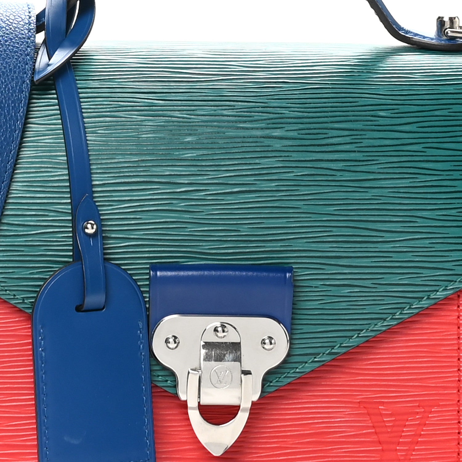 Louis Vuitton Epi Neo Monceau Emerald Green Indigo 7 of 9