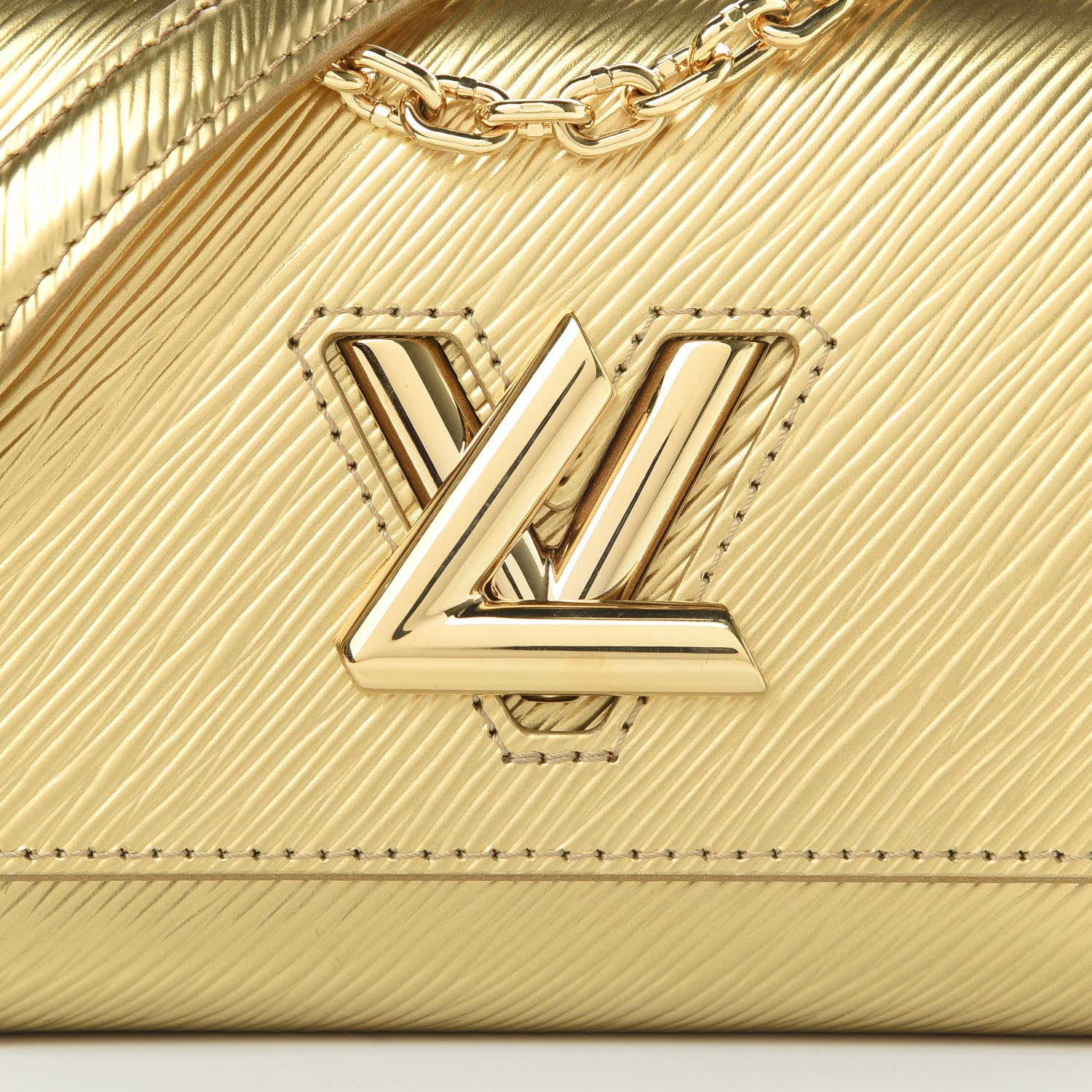 Louis Vuitton Epi Twist Shoulder Bag Mini Gold 7 of 10