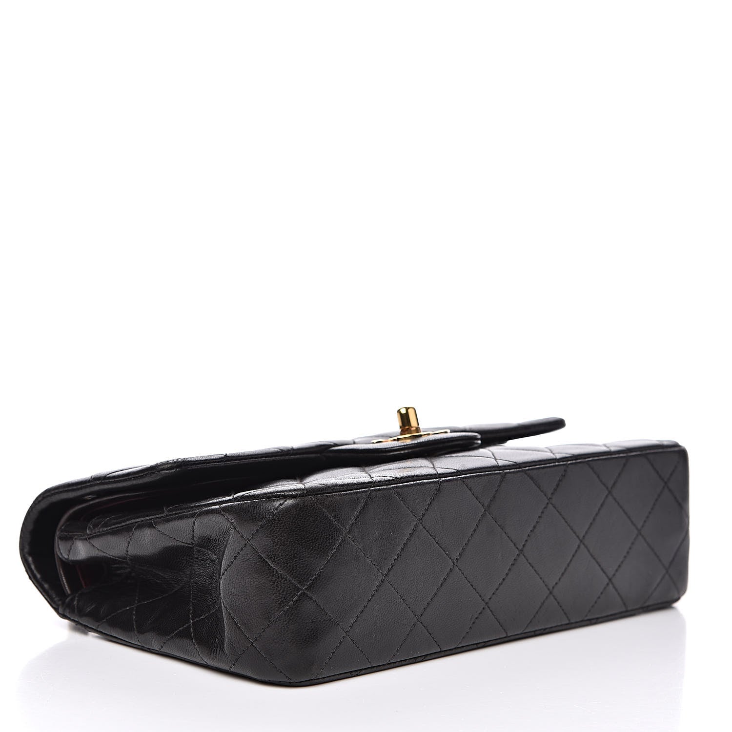 Chanel Lambskin Quilted Small Double Flap Black 4 of 14
