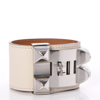 Hermes Swift Collier de Chien CDC Bracelet S Craie 3 of 6