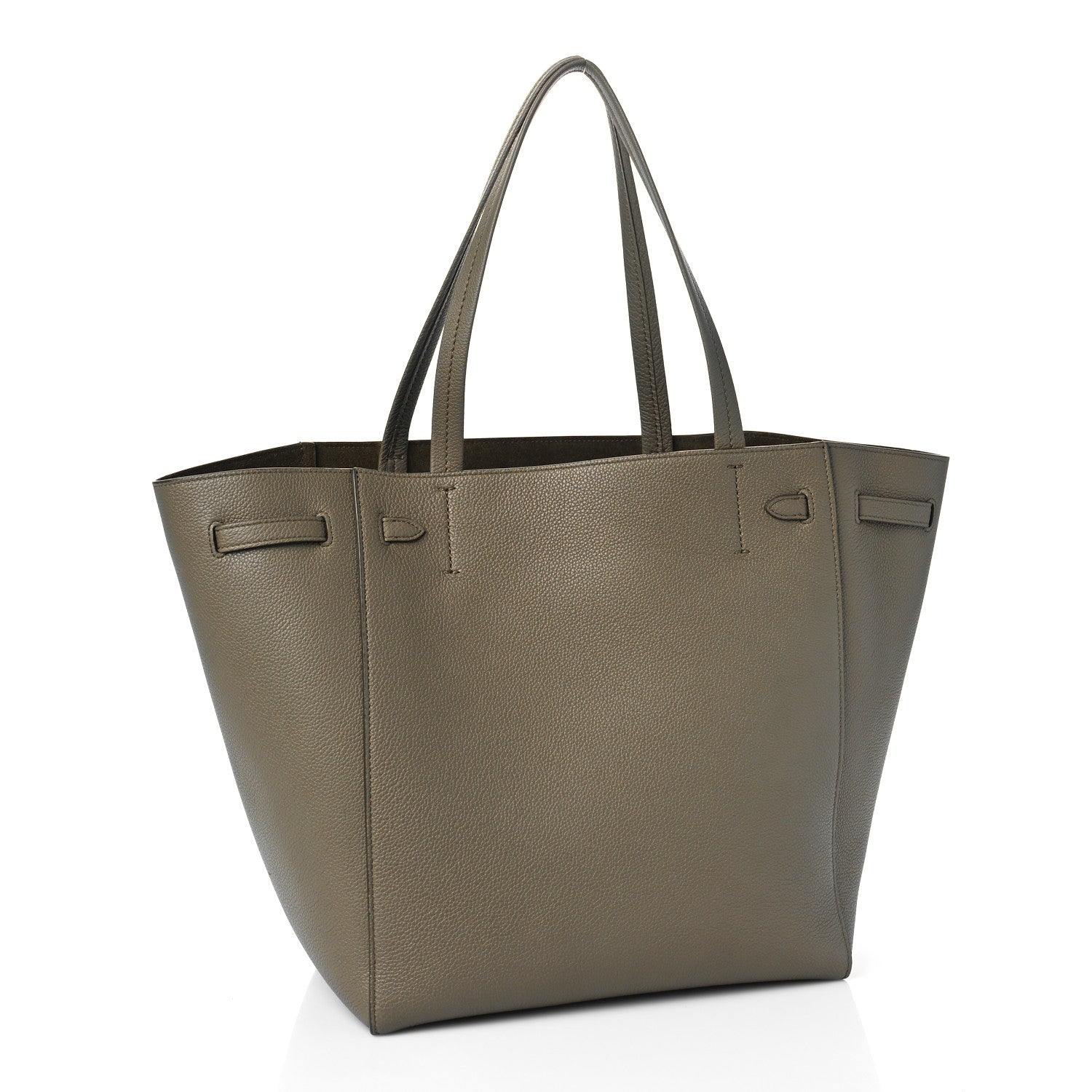Celine Soft Grained Calfskin Small Belt Cabas Phantom Taupe 3 of 8