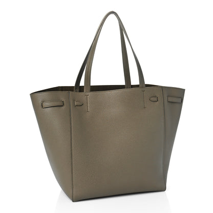 Celine Soft Grained Calfskin Small Belt Cabas Phantom Taupe 3 of 8