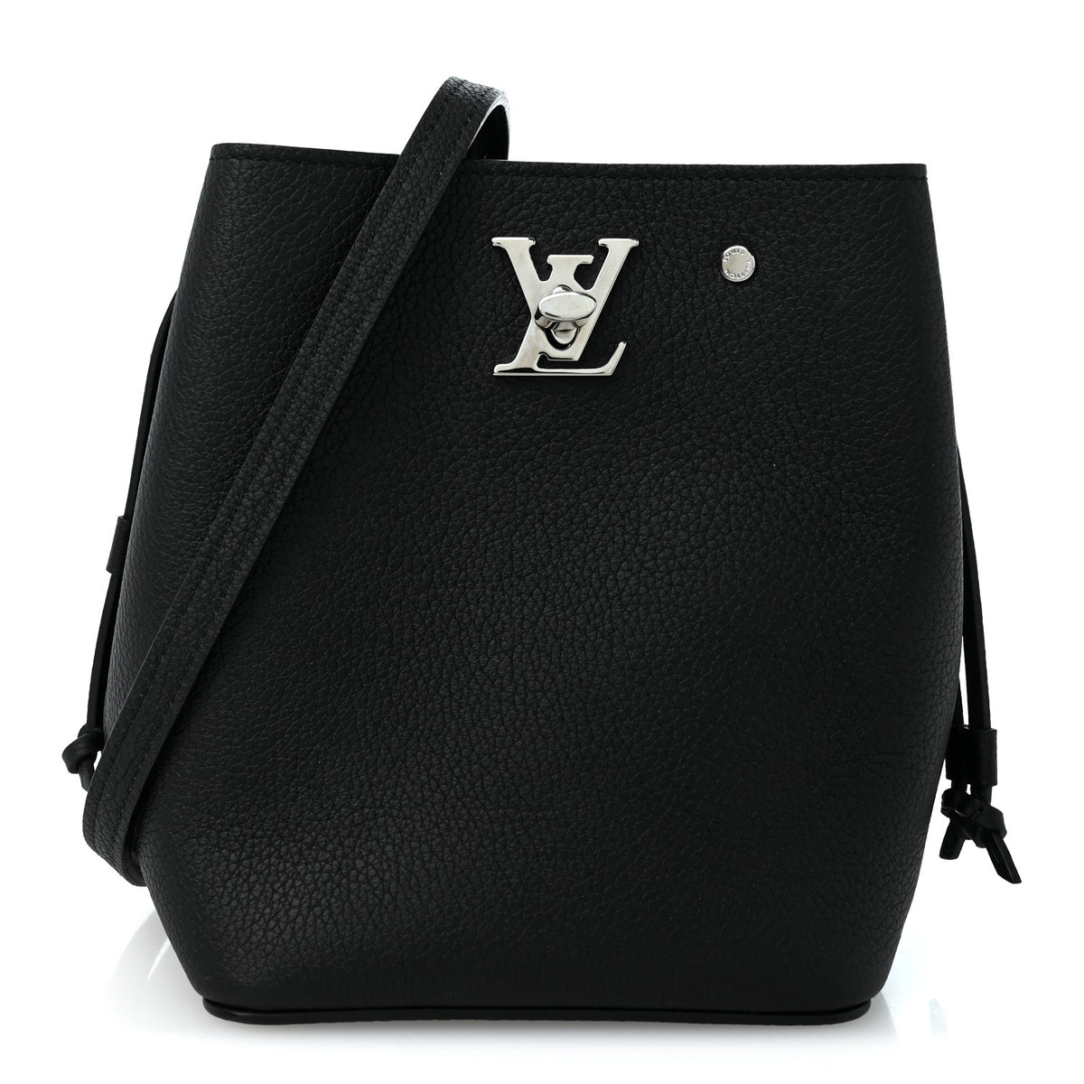 Louis Vuitton Calfskin Nano Lockme Bucket Black 1 of 9