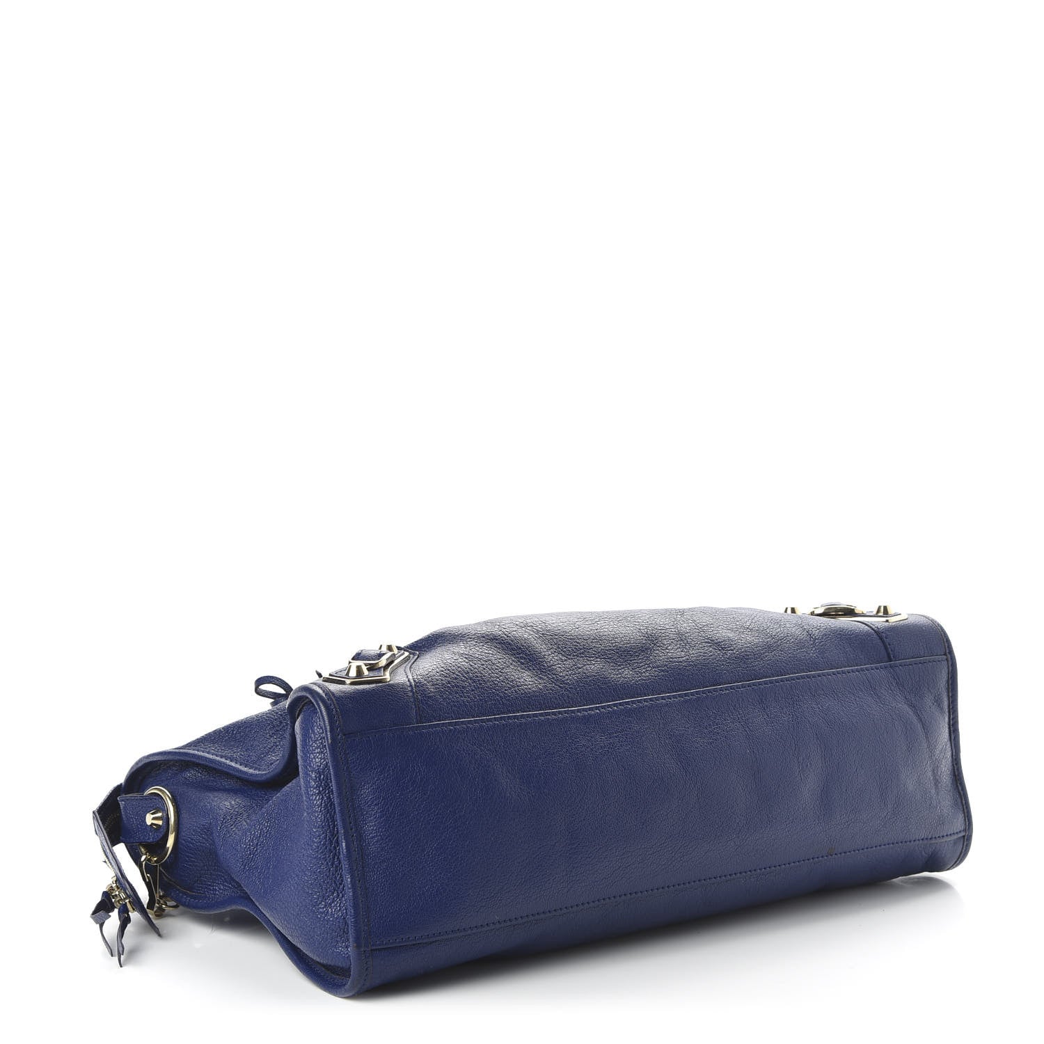 Balenciaga Chevre Hamilton Gold Metallic Edge Hardware City Bleu Roi 3 of 9