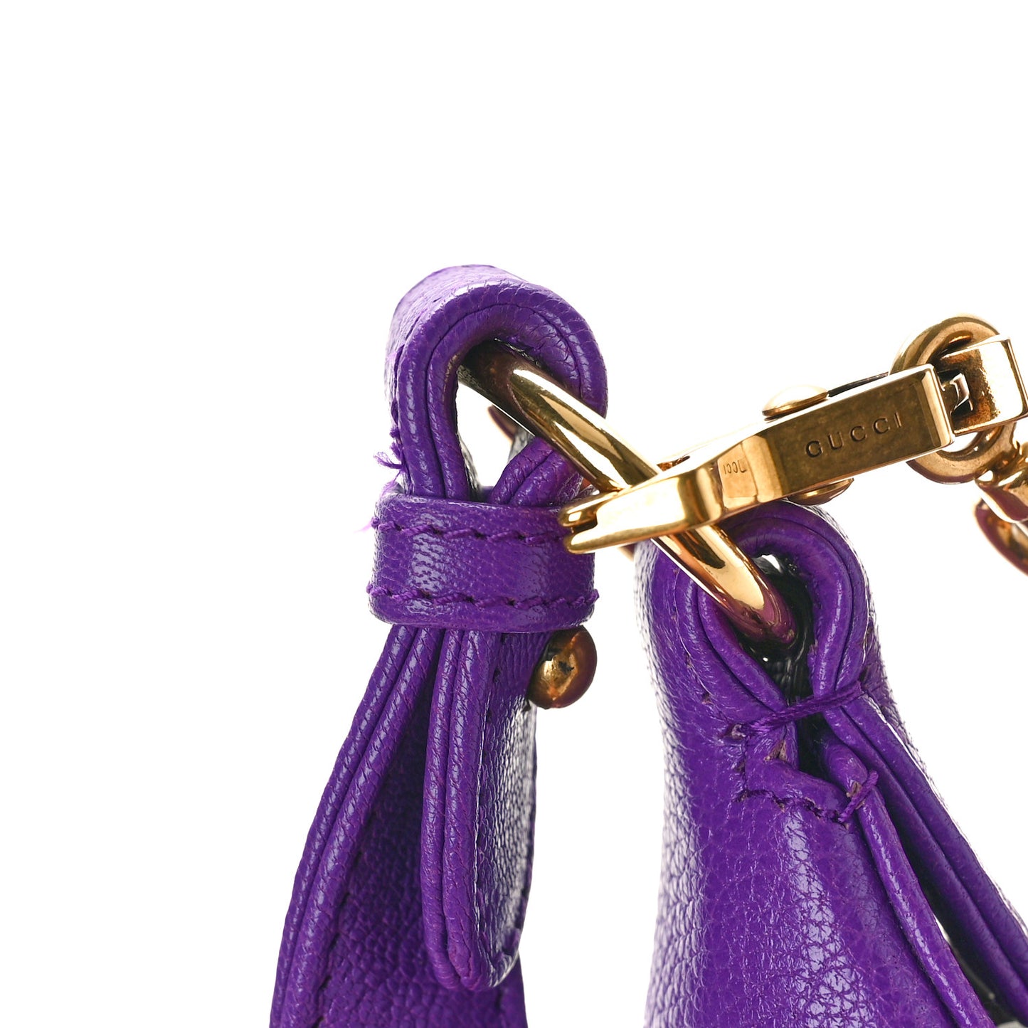 Goatskin Small Aphrodite Shoulder Bag Shine Purple