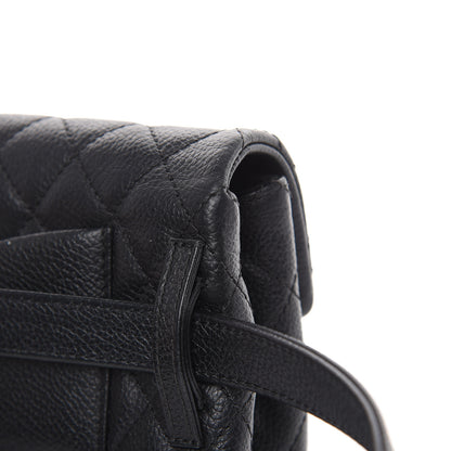 Chanel Grained Calfskin Quilted 2.55 Reissue Flap Belt Bag Clutch Black 12 of 13