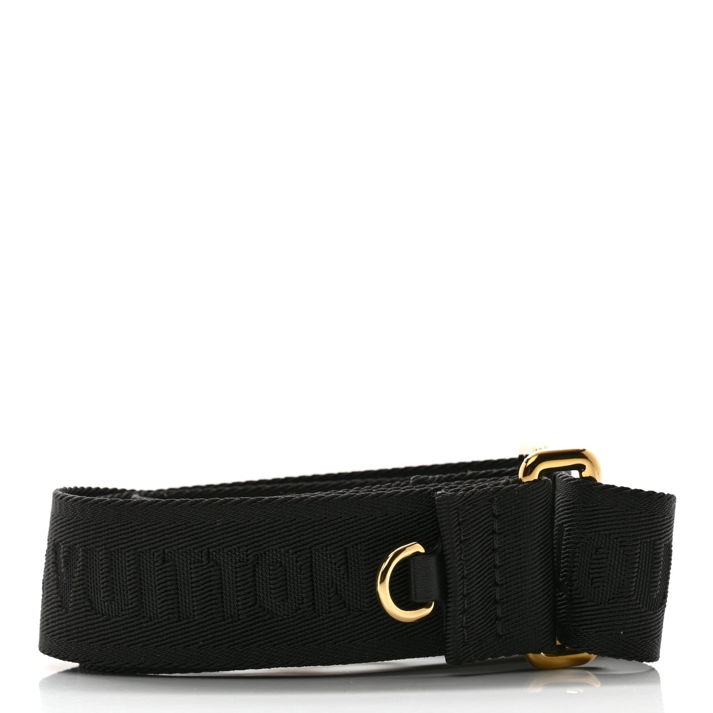 Jacquard Bandouliere Shoulder Strap Black