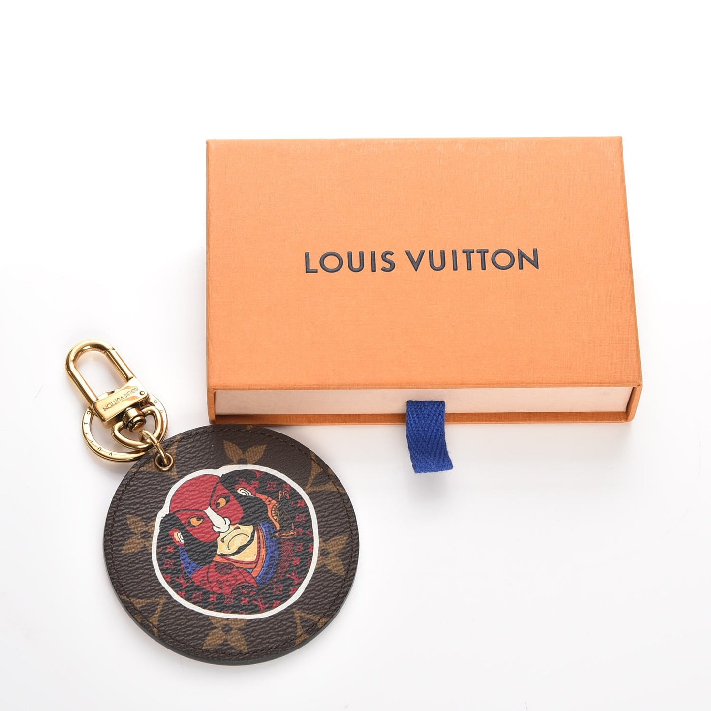 Monogram Illustre Kabuki Bag Charm Key Ring