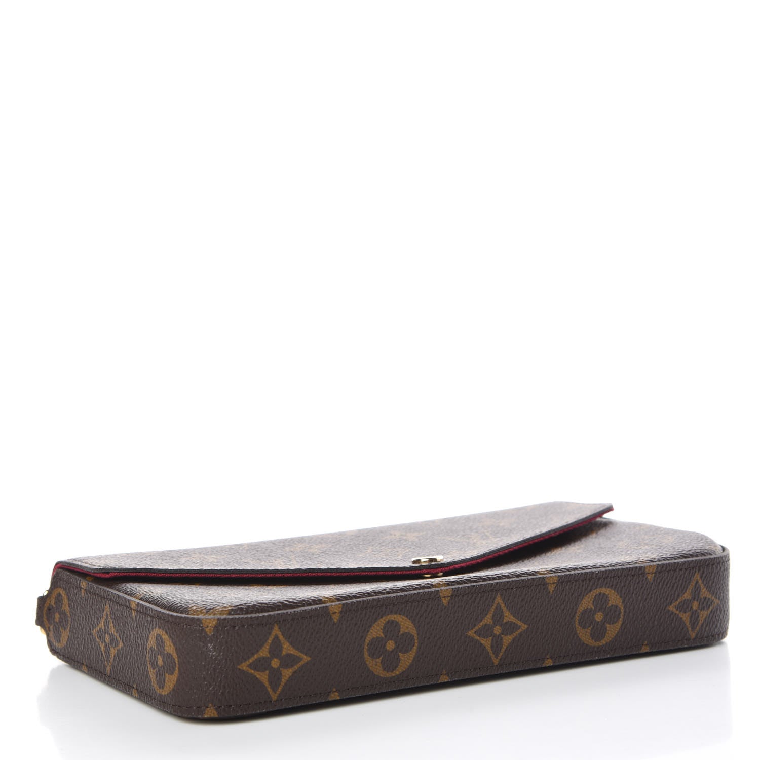 Louis Vuitton Monogram Pochette Felicie Chain Wallet Fuchsia 5 of 13