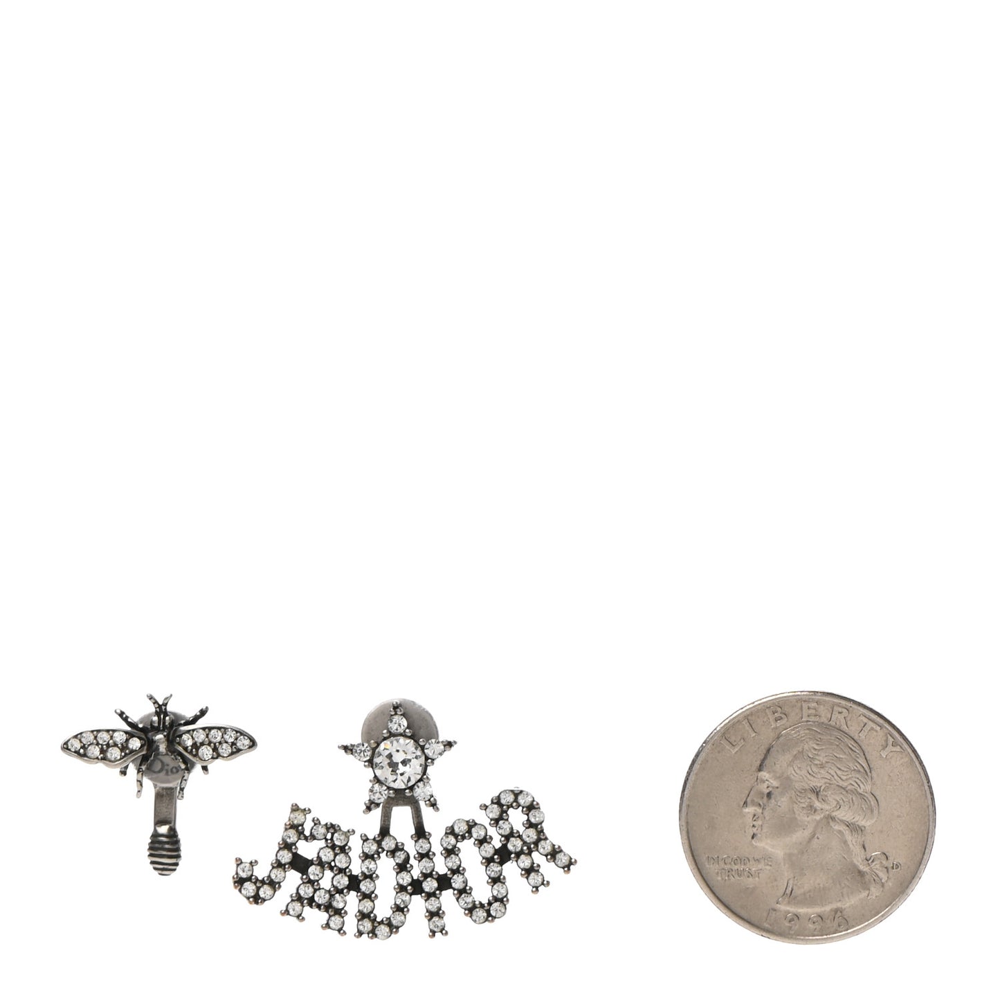 Palladium Crystal J'adior Earrings