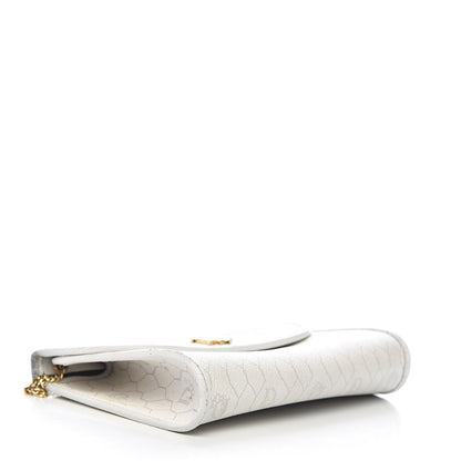 Christian Dior Monogram Chain Flap White 5 of 18