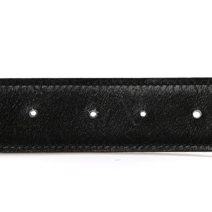 Hermes Box Togo 32mm H Belt 85 Black Orange 7 of 7