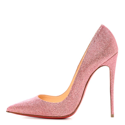 Christian Louboutin Glitter Tisse So Kate 120 Pumps 40 Poudre 1 of 8
