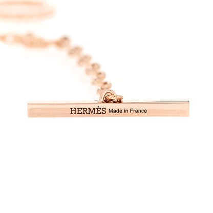 Hermes 18K Rose Gold Diamond Chaine d'Ancre Verso Bracelet ST 4 of 7
