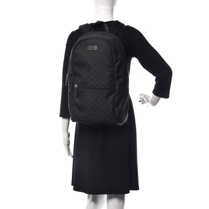 Gucci Nylon Monogram Slim Backpack Black 2 of 11