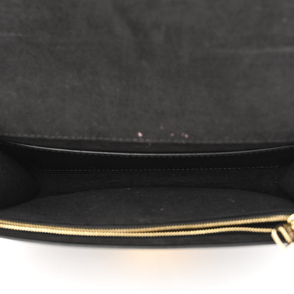 Louis Vuitton Calfskin Chain Louise GM Black 5 of 14