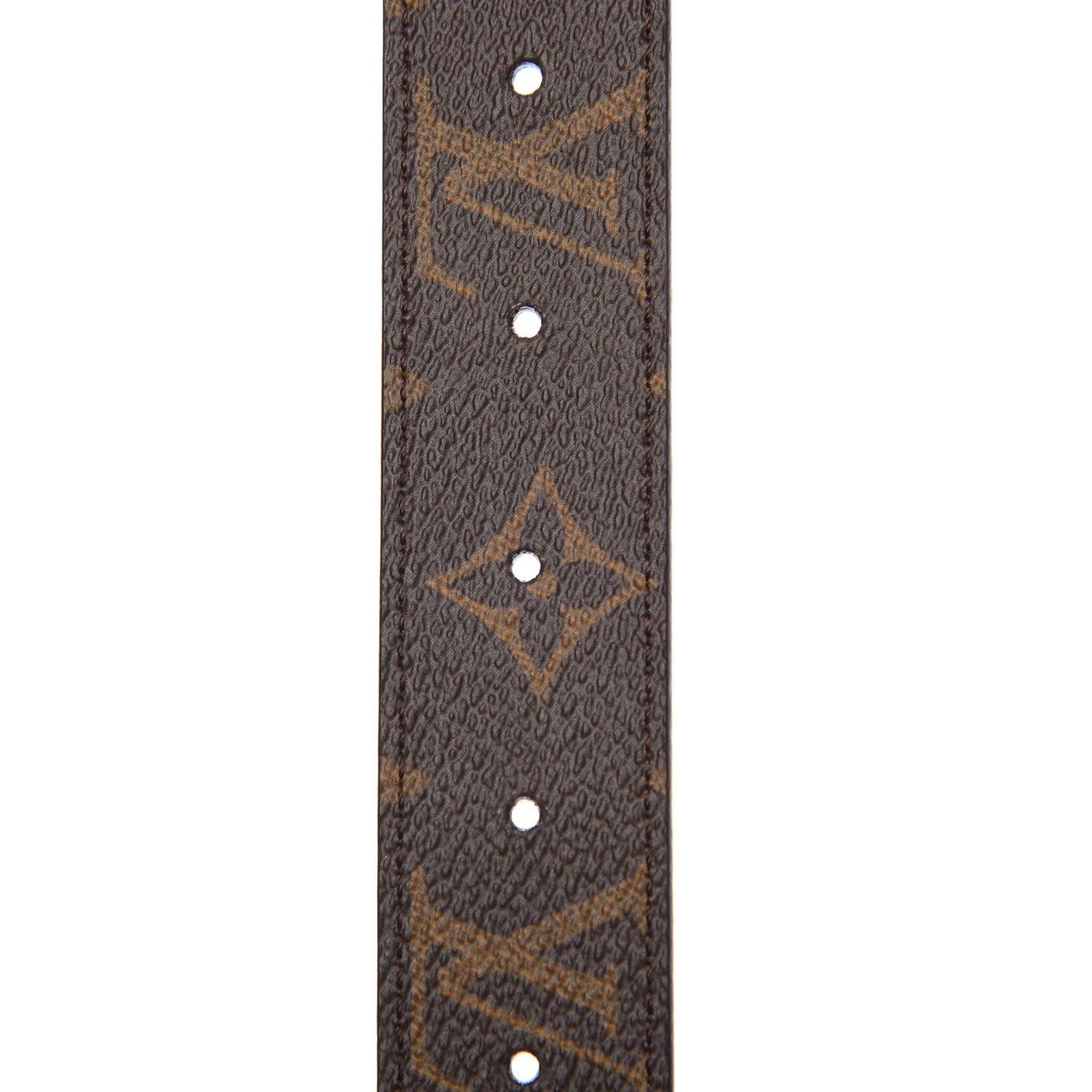 Calfskin Monogram 30mm LV Initiales Reversible Belt 85 34 Indigo