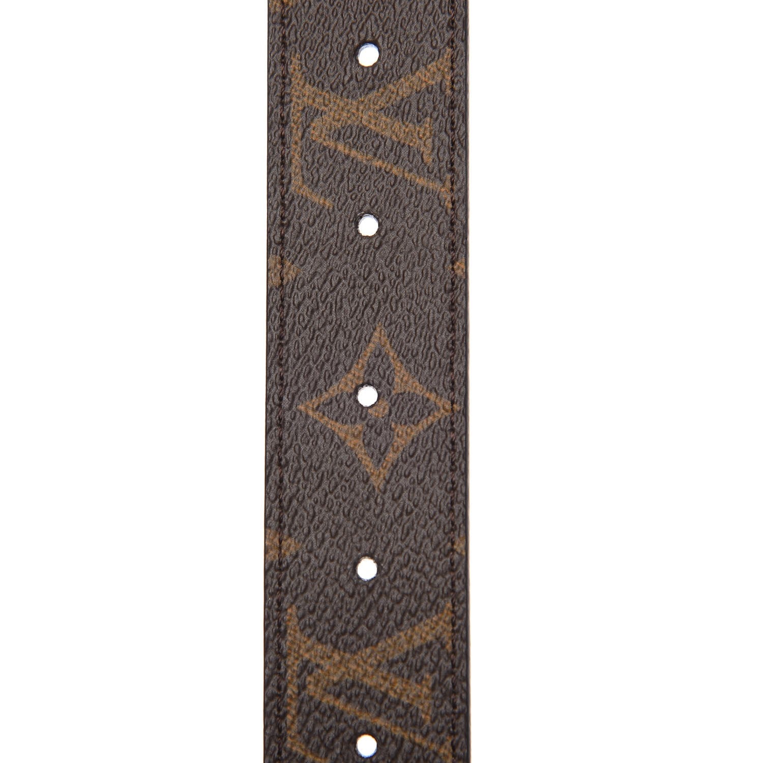Louis Vuitton Calfskin Monogram 30mm LV Initiales Reversible Belt 85 34 Indigo 8 of 9