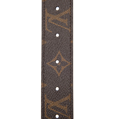 Louis Vuitton Calfskin Monogram 30mm LV Initiales Reversible Belt 85 34 Indigo 8 of 9