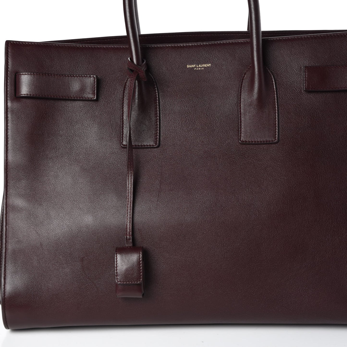 Calfskin Large Sac De Jour Carryall Bordeaux