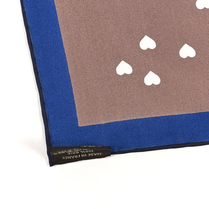 Hermes Silk Hermes Story Scarf 90 Marron Glace Bleu 4 of 5
