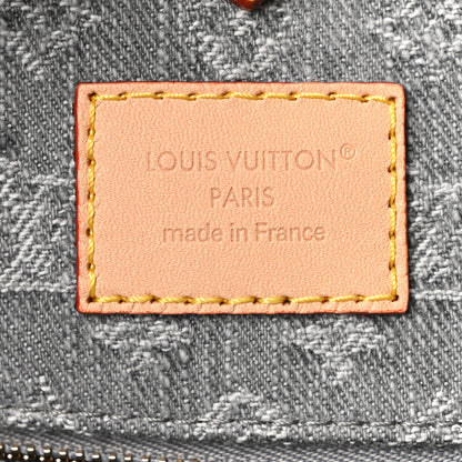 Louis Vuitton Monogram Denim Onthego MM Washed Gray 6 of 10