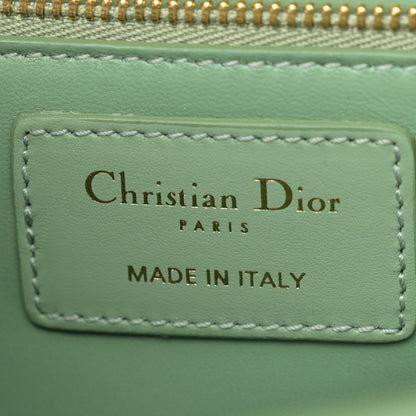 Christian Dior Smooth Calfskin 30 Montaigne Flap Bag Mint Green 6 of 11