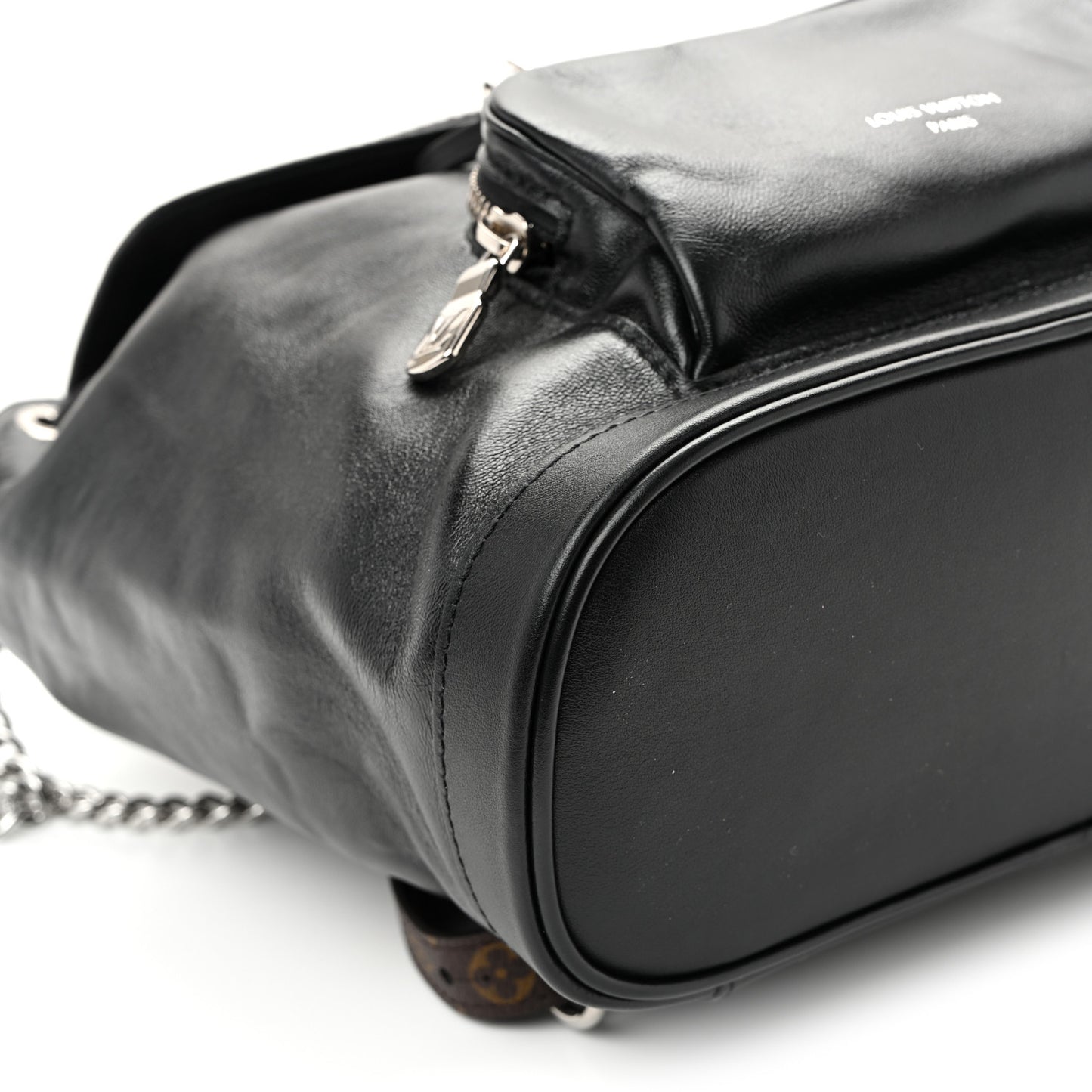 Lambskin Monogram Montsouris Vibe PM Black