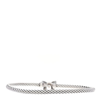 David Yurman Sterling Silver 18K Yellow Gold Bow Cable Collectibles Bracelet 2 of 3