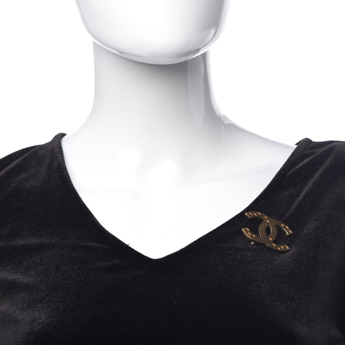 CC Star Brooch Gold